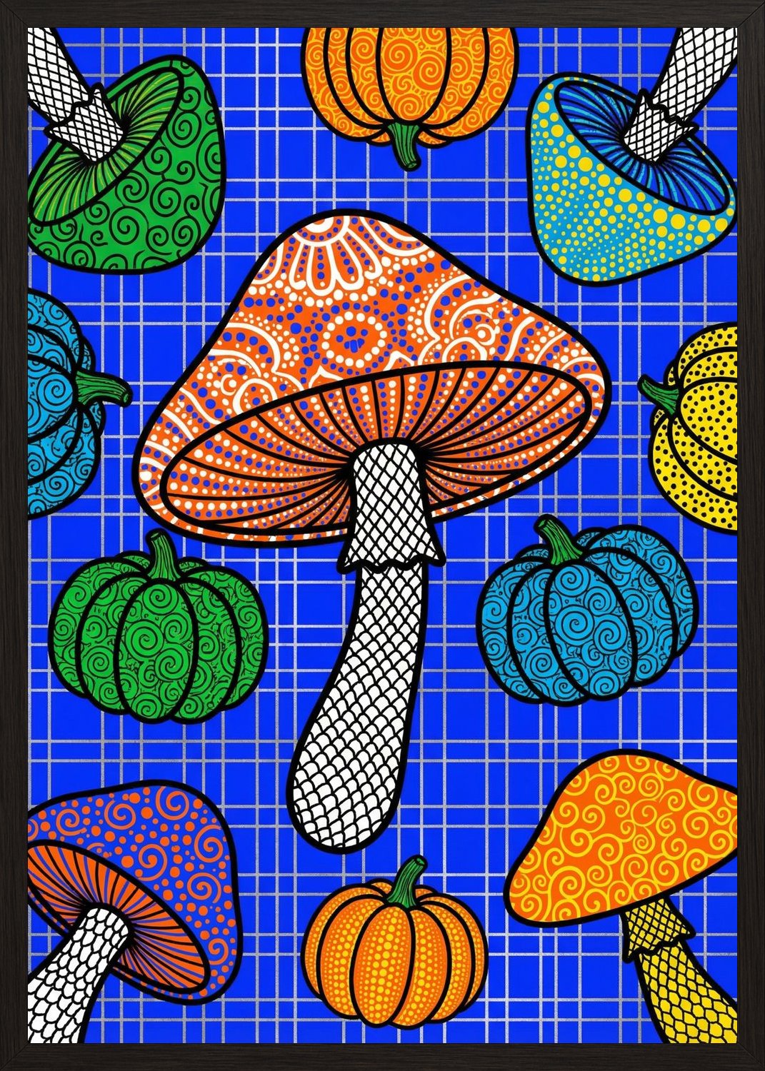 Poster in oak frame