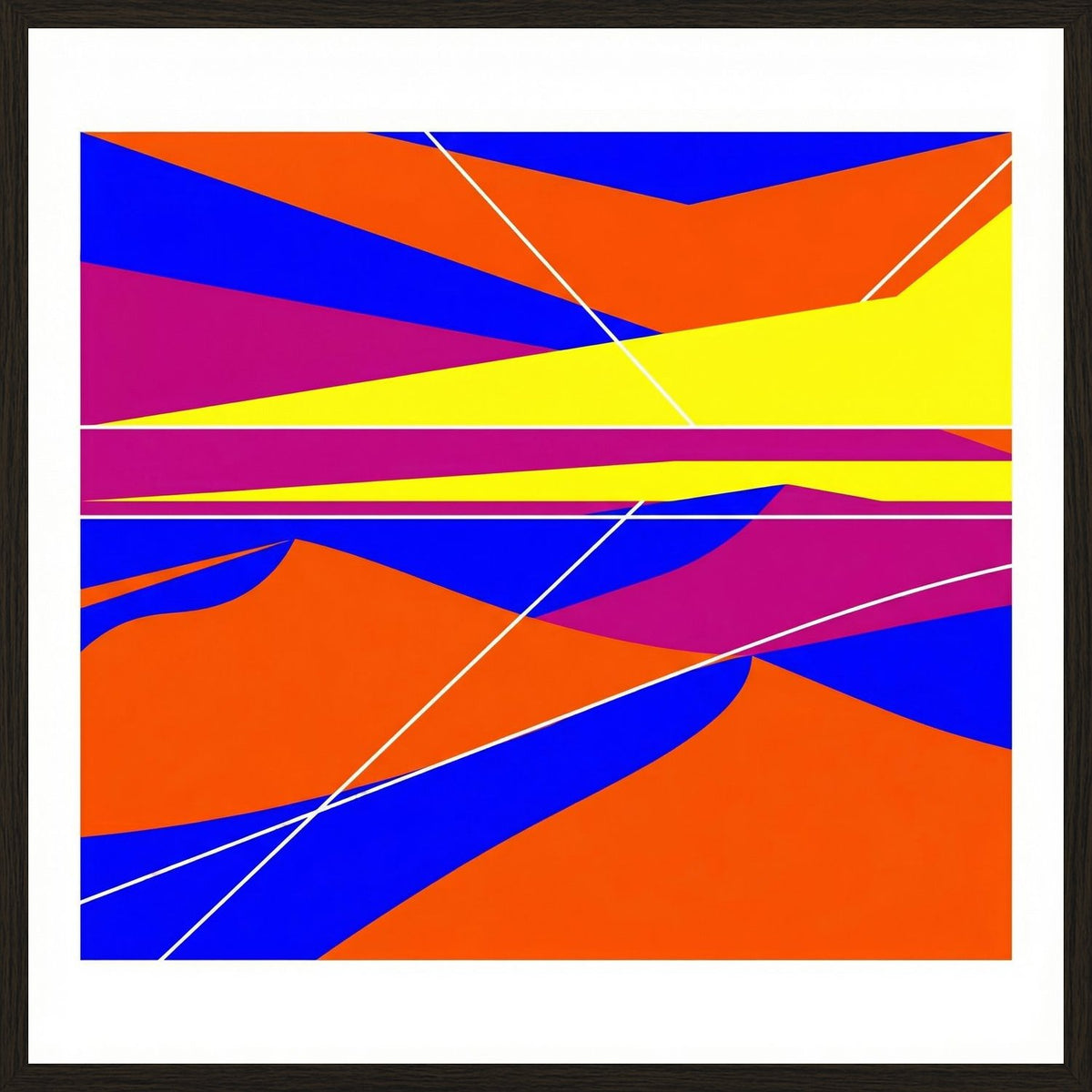Poster in oak frame