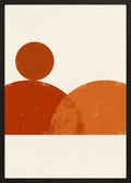 Poster in black frame