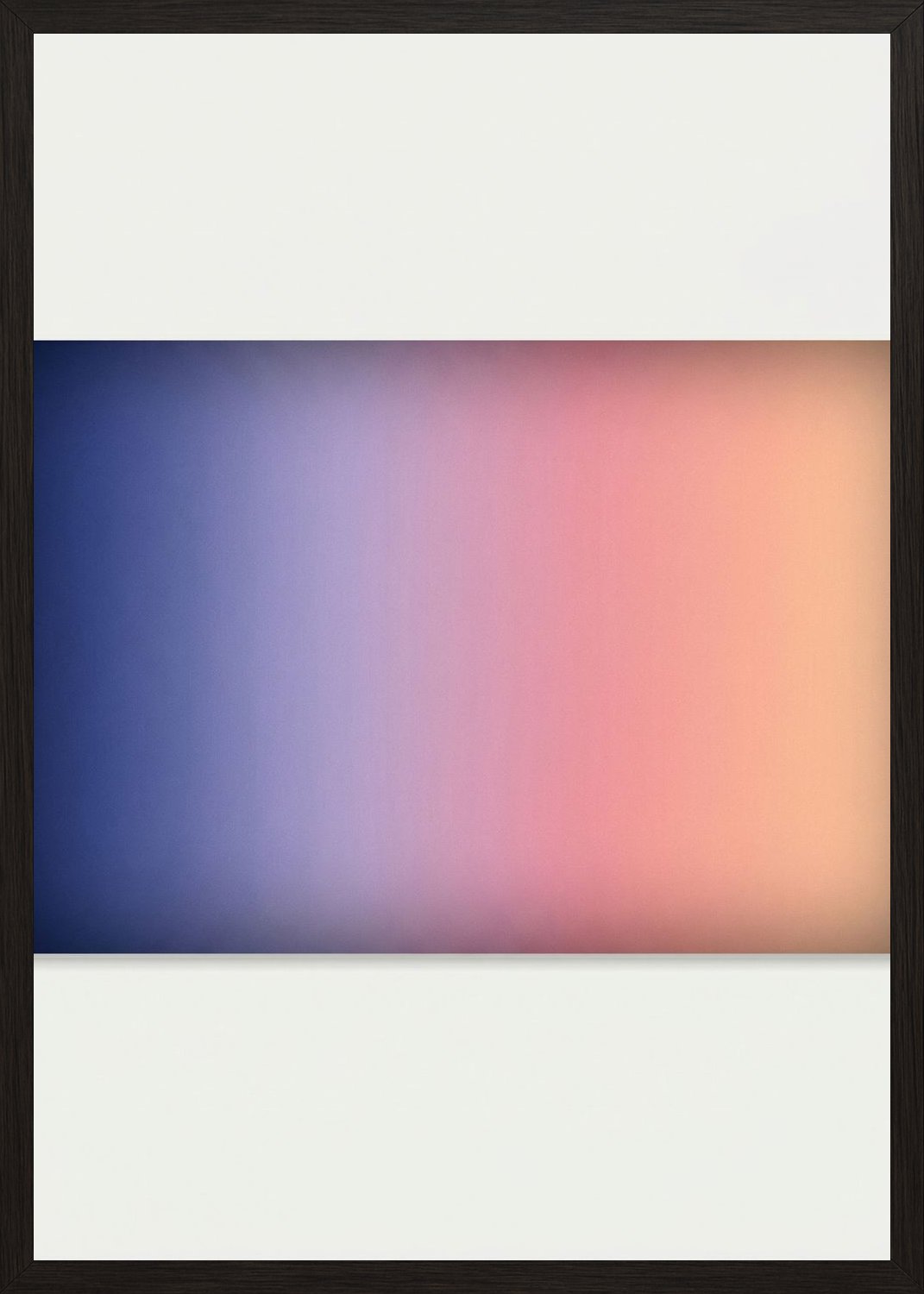 Poster in black frame