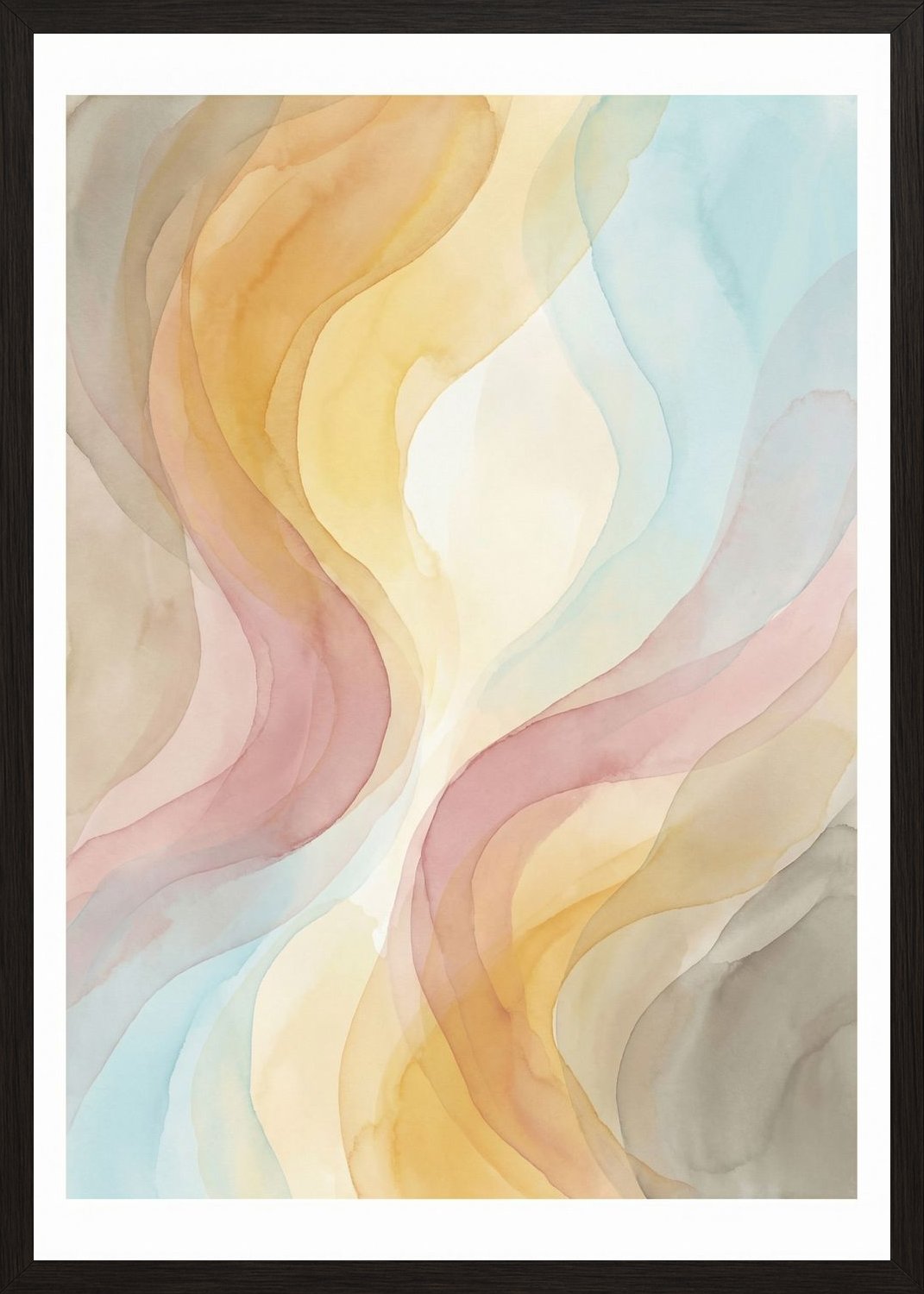 Poster in oak frame