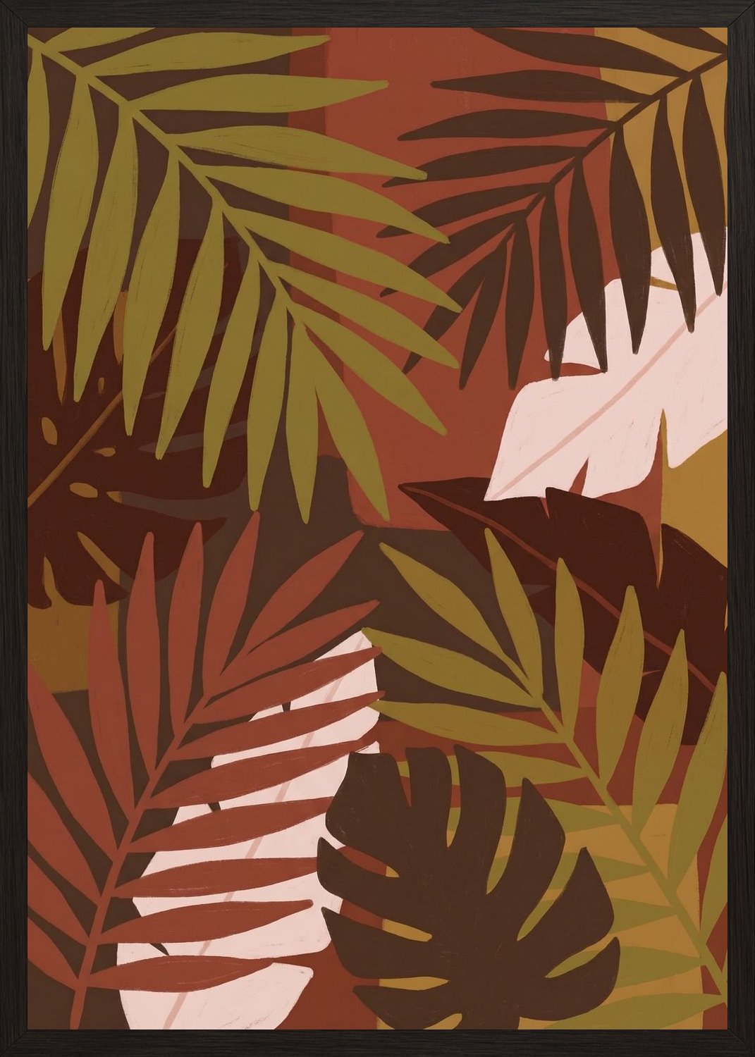 Poster in black frame