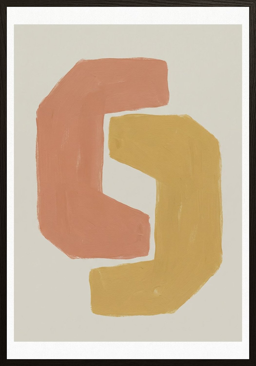 Poster in black frame