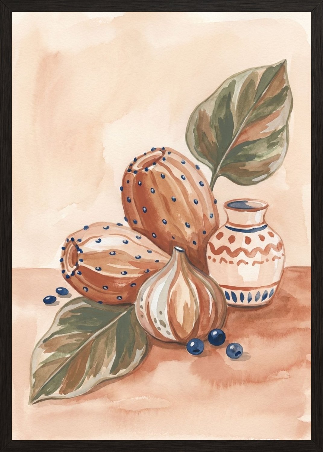 Poster in black frame