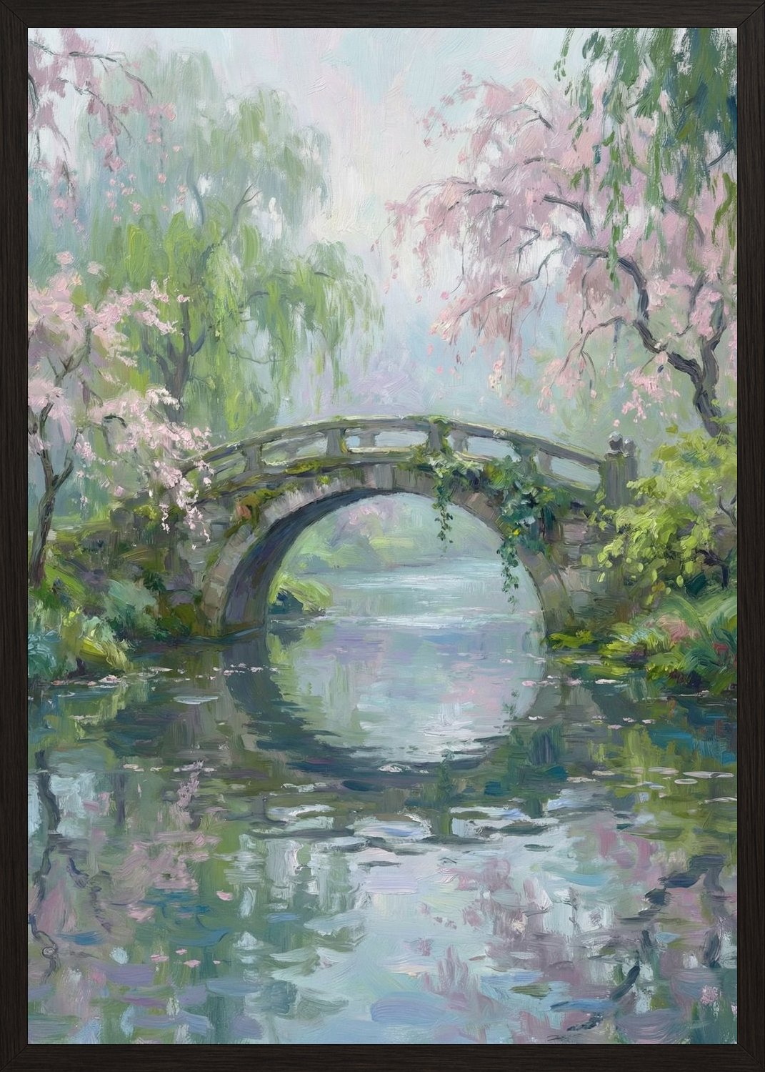 Poster in black frame