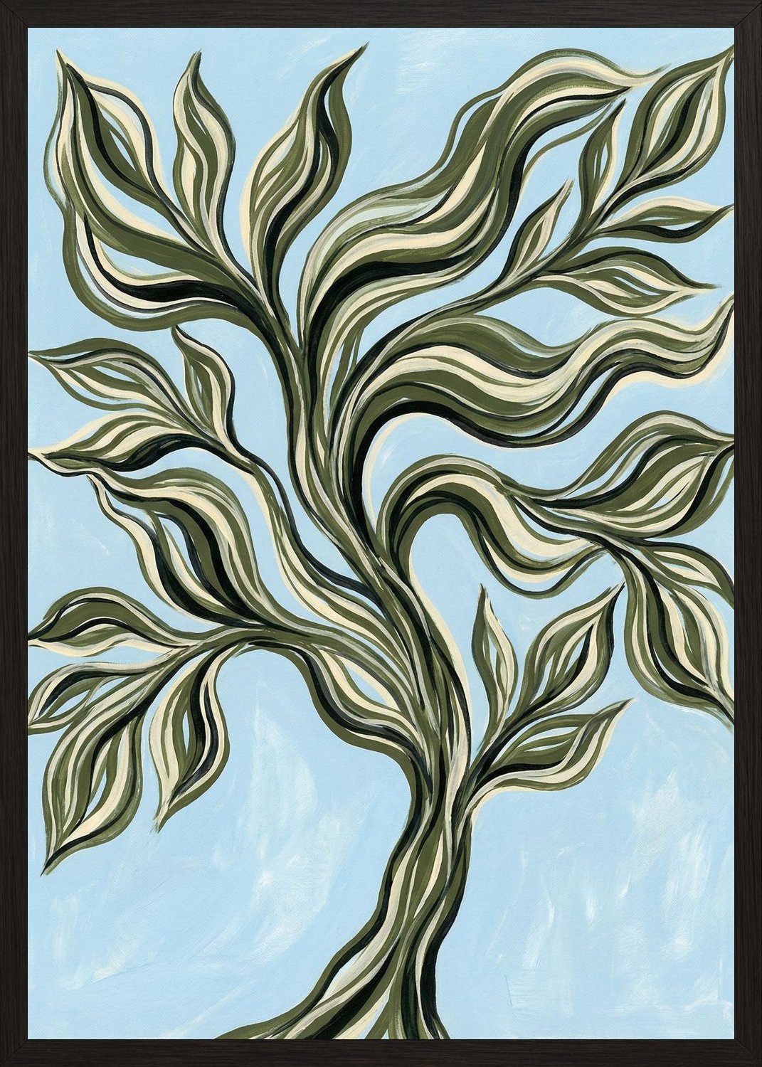Poster in oak frame
