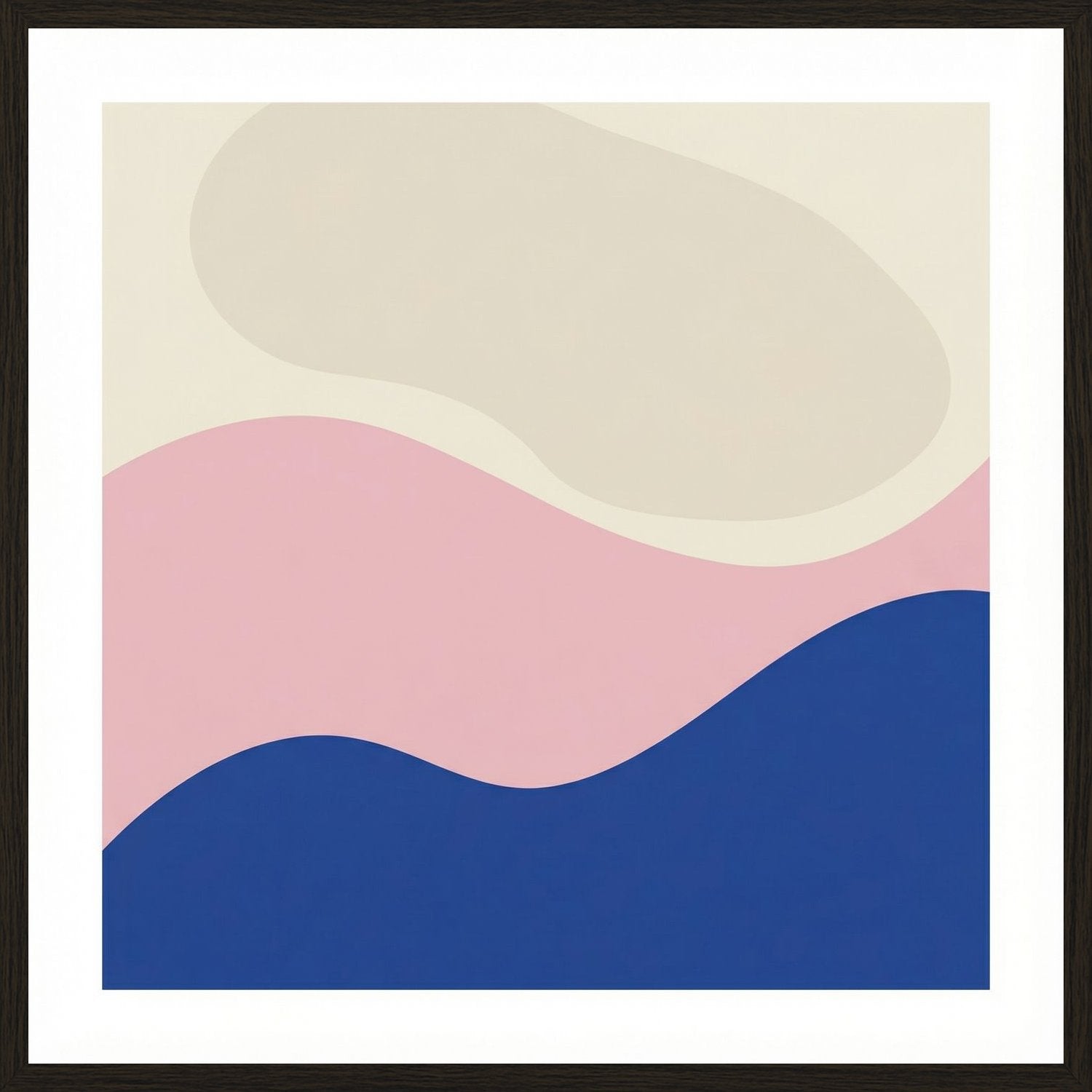 Poster in oak frame