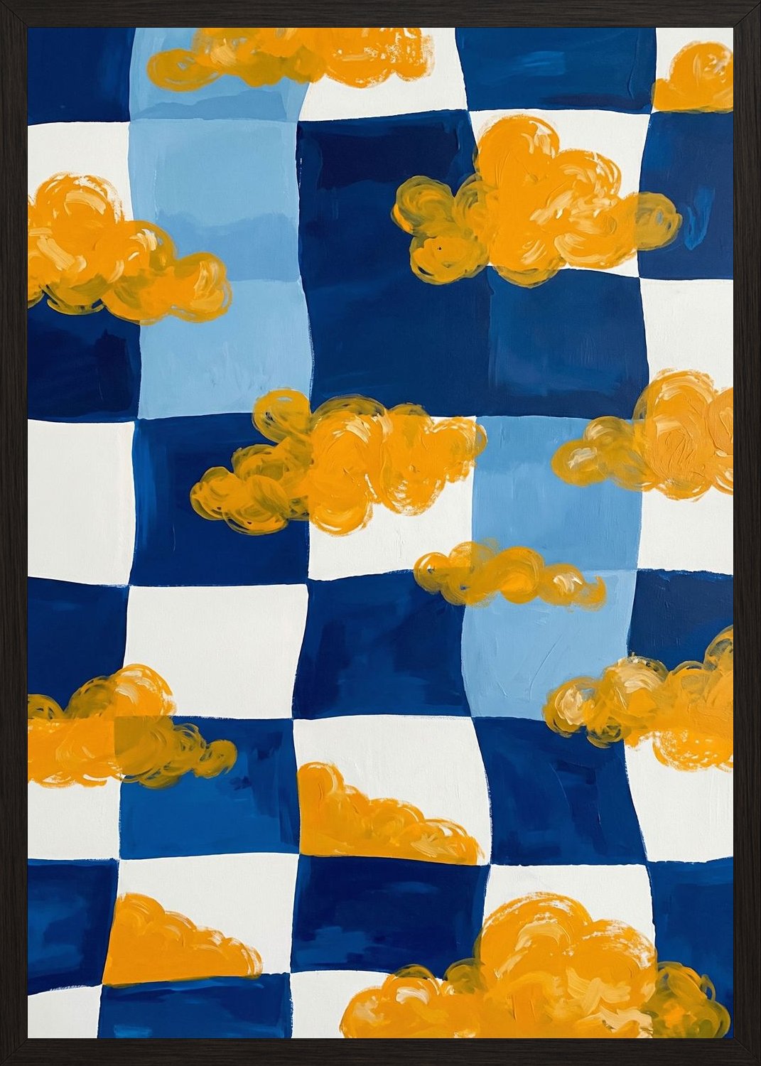 Poster in black frame