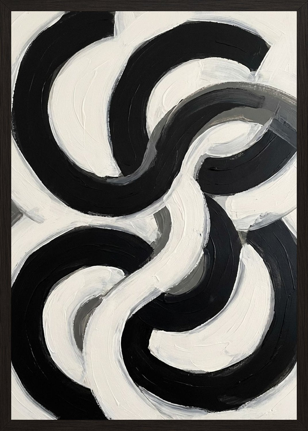 Poster in black frame