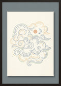 Poster in black frame