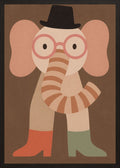 Poster in black frame
