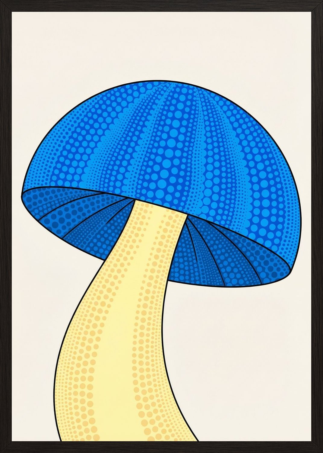 Poster in black frame