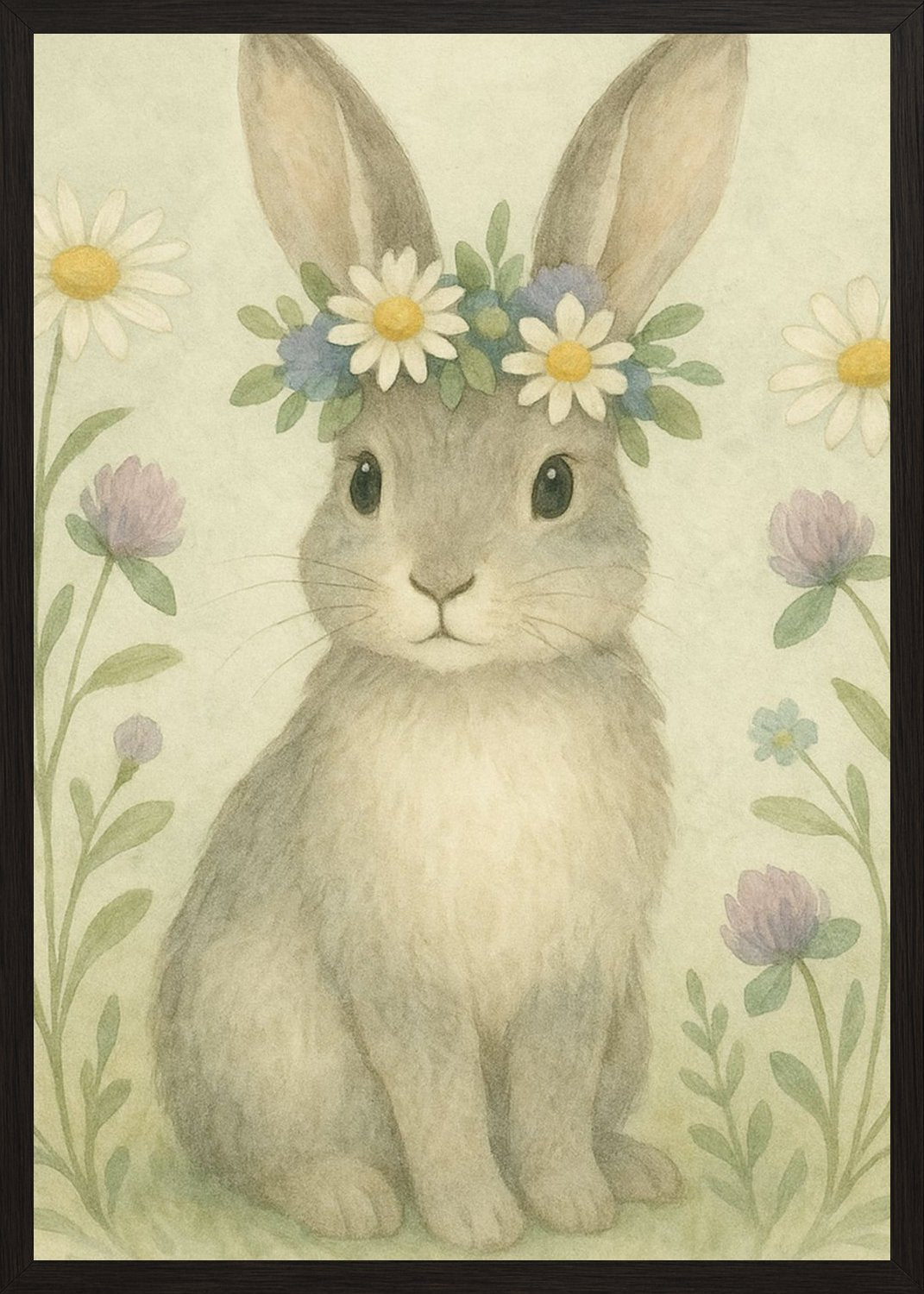 Poster in black frame