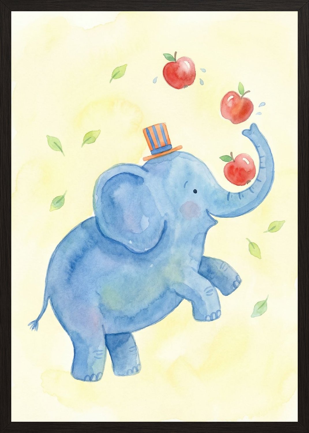 Poster in black frame