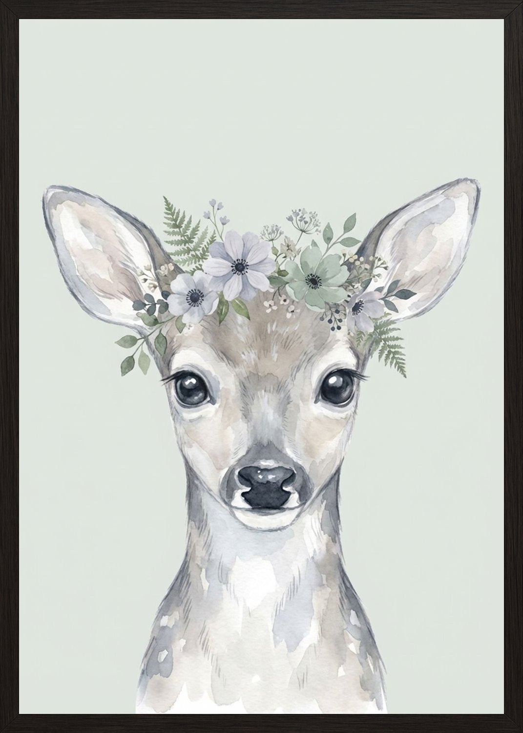 Poster in black frame