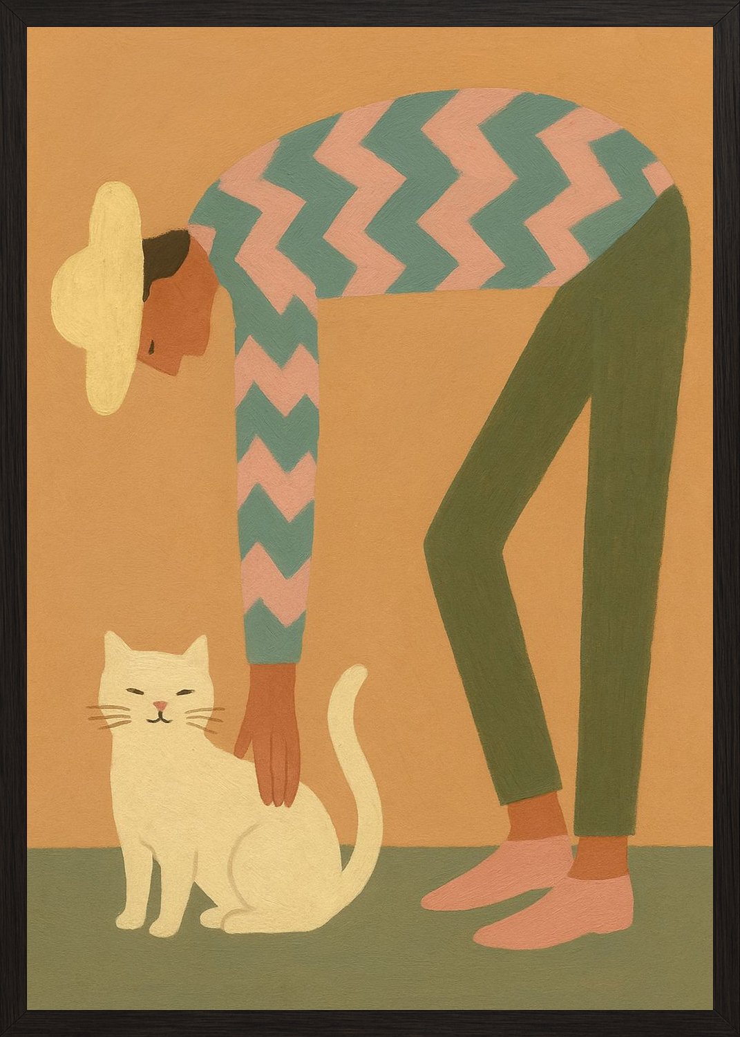 Poster in black frame
