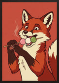 Poster in oak frame