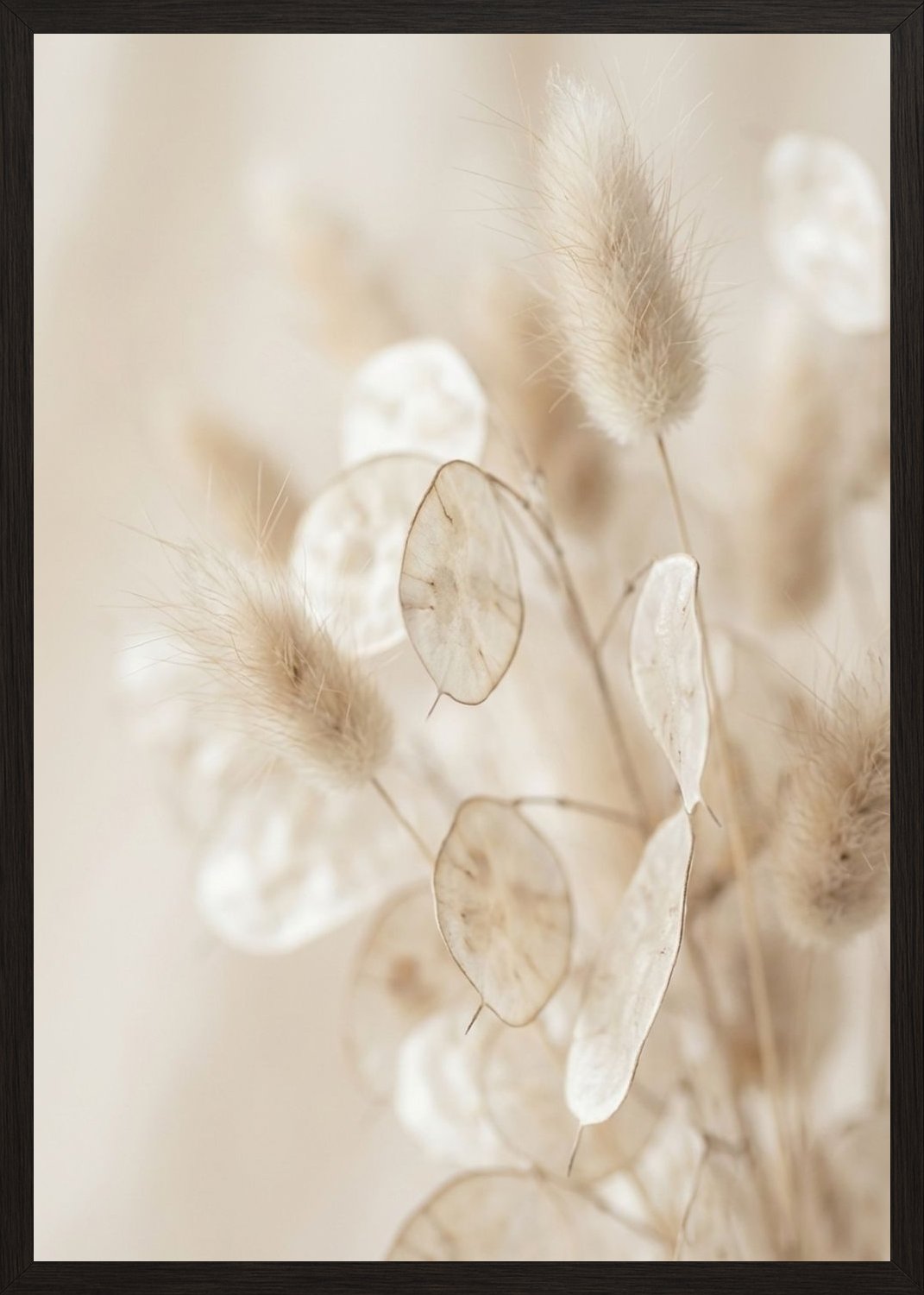 Poster in black frame