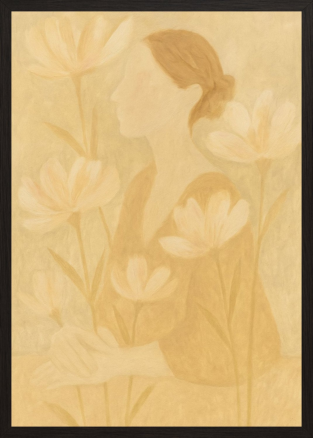 Poster in black frame