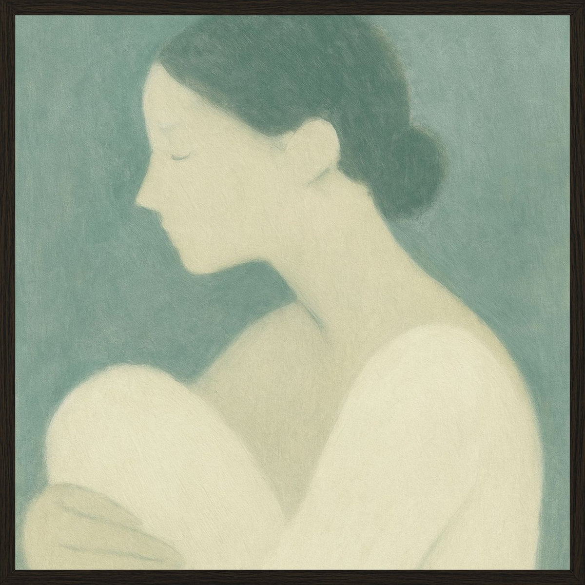 Poster in black frame