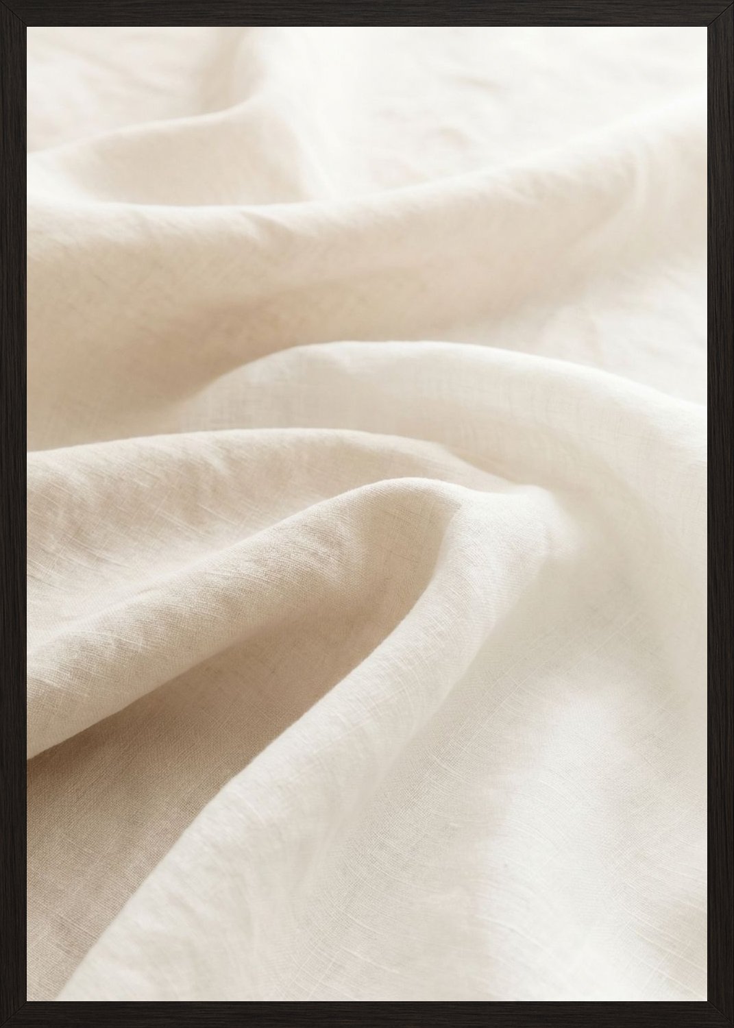 Poster in black frame