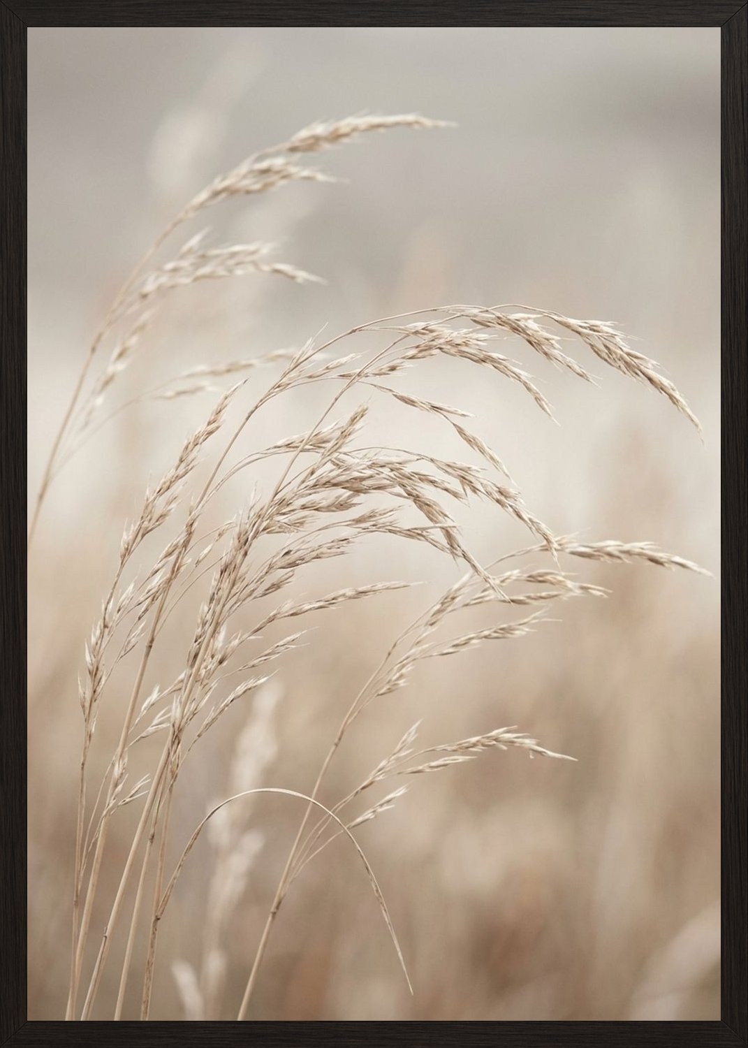 Poster in black frame