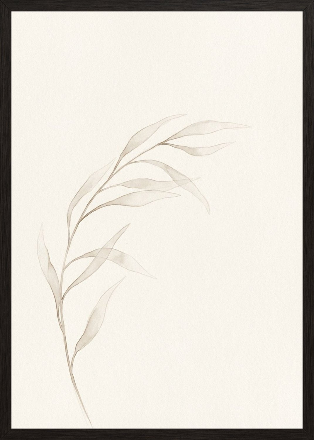 Poster in black frame