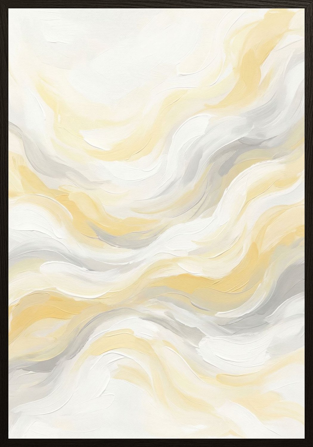 Poster in black frame