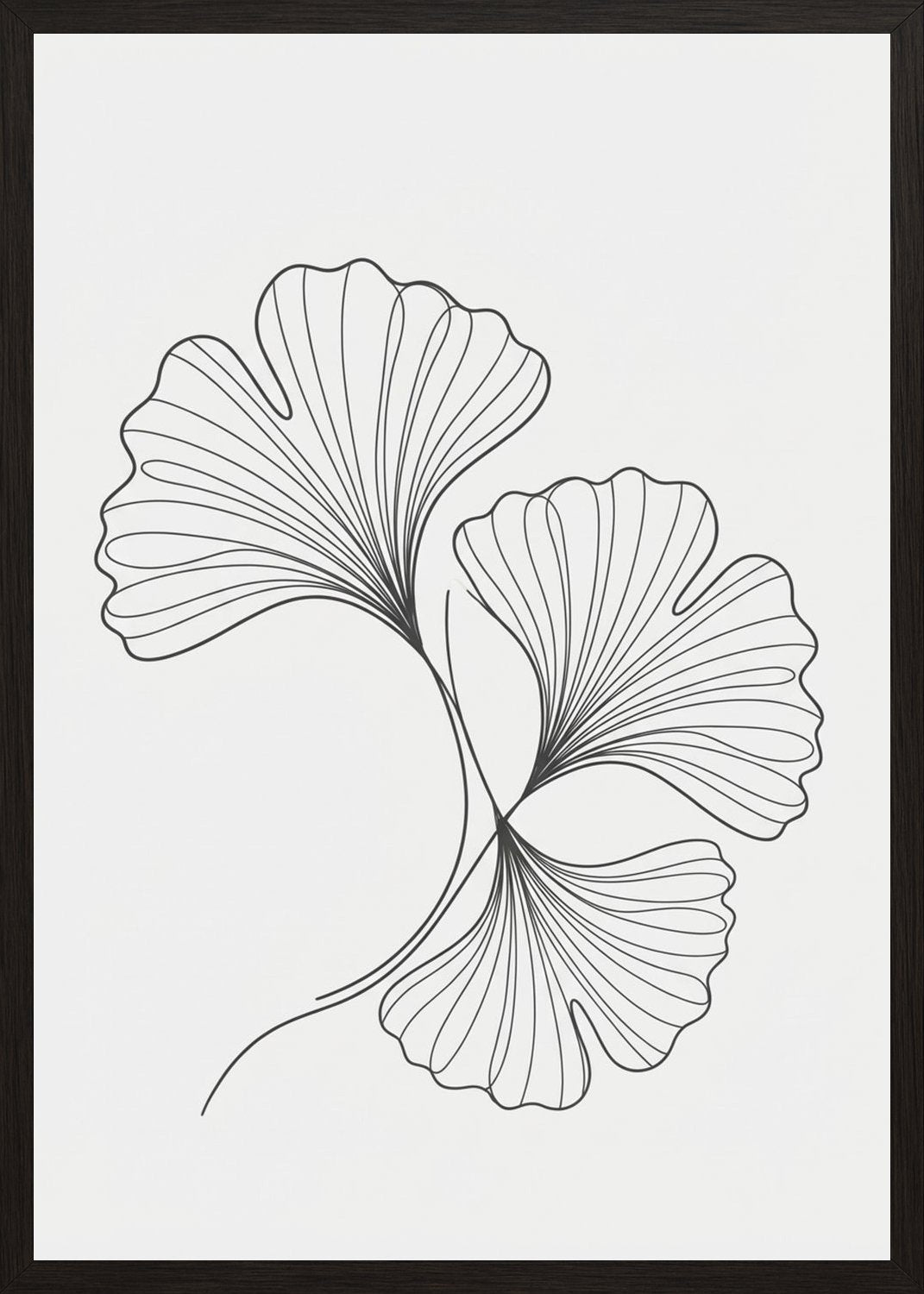 Poster in black frame