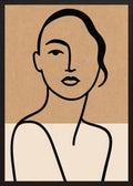 Poster in black frame