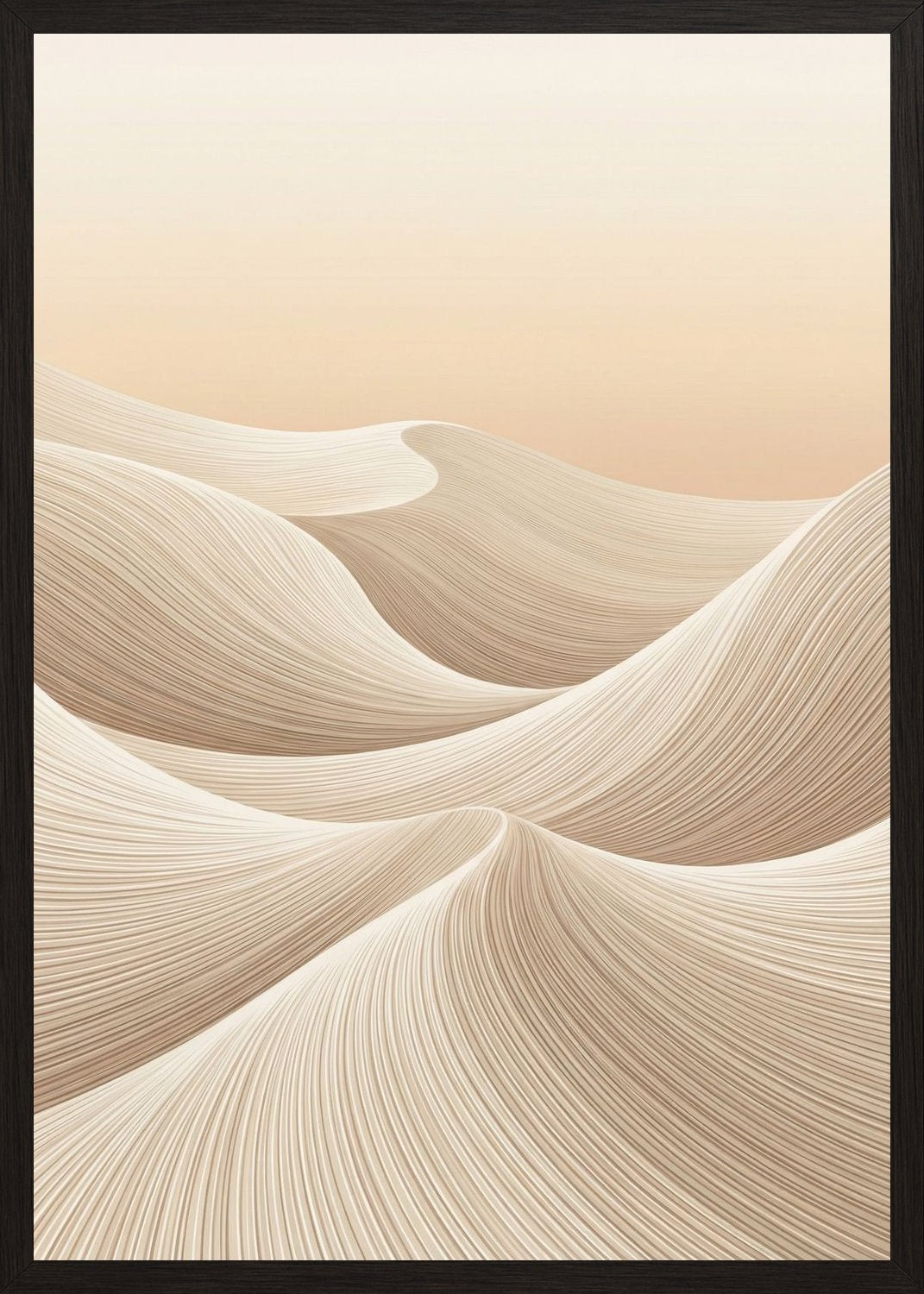 Poster in oak frame