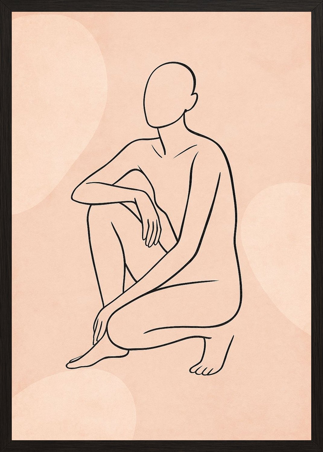 Poster in black frame