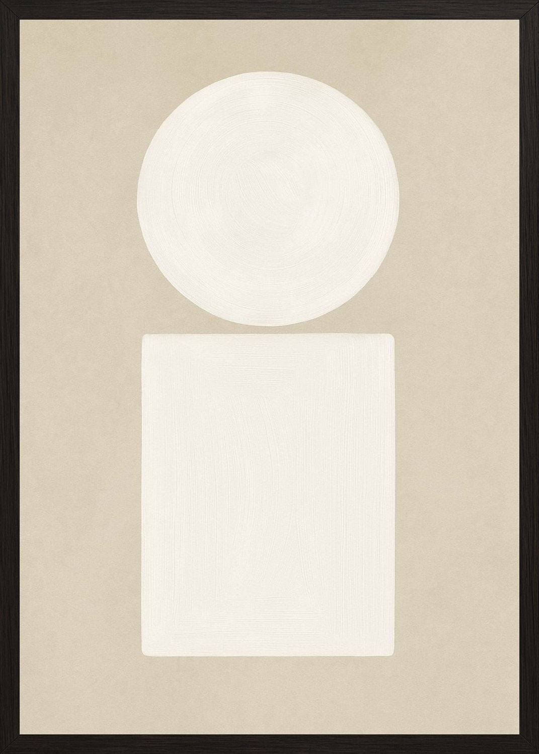 Poster in black frame