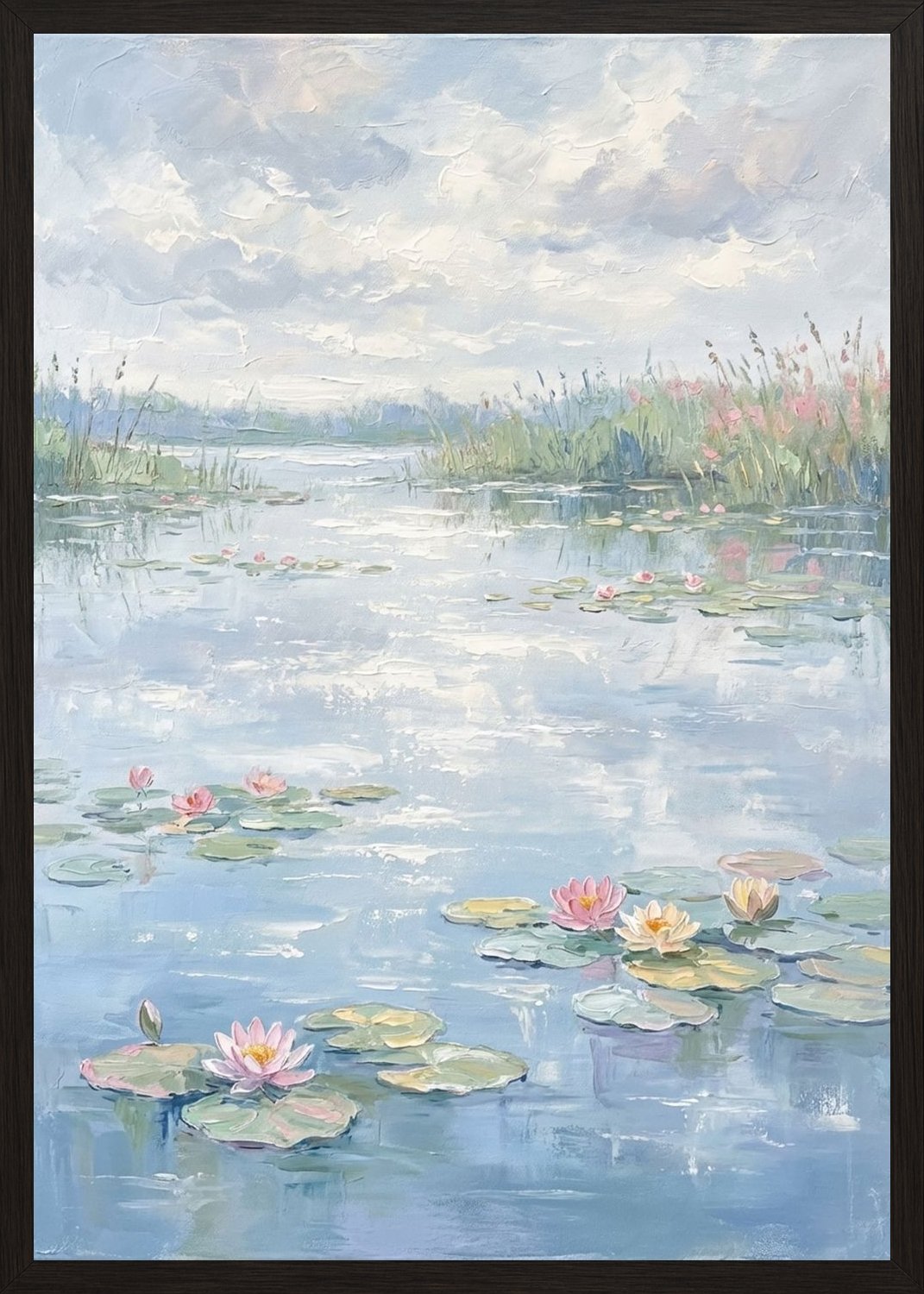 Poster in black frame