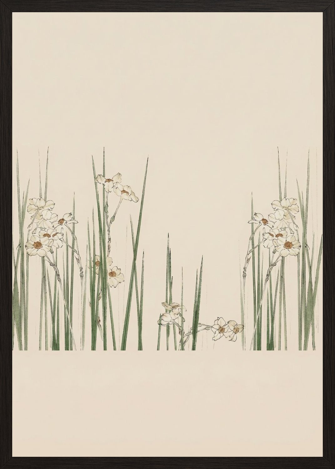 Poster in black frame