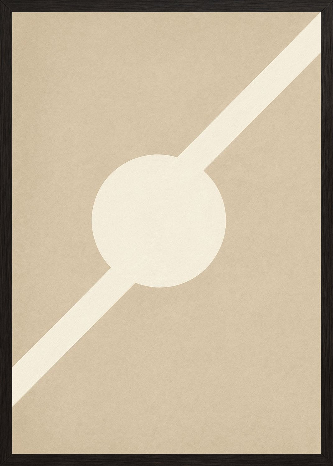 Poster in black frame
