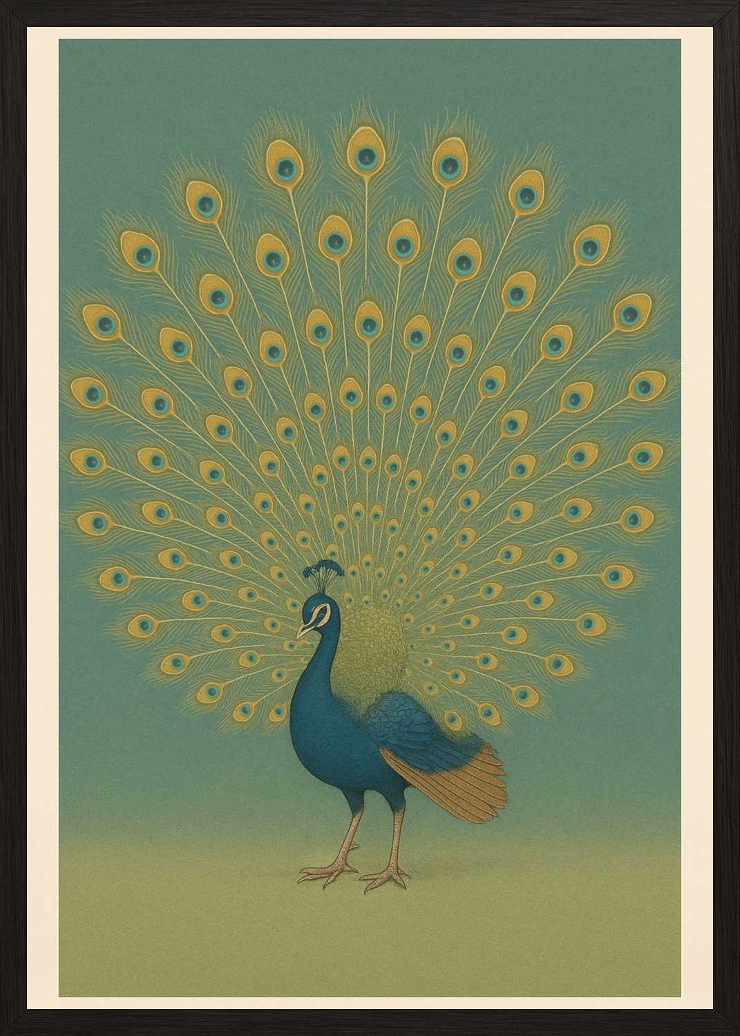 Poster in black frame