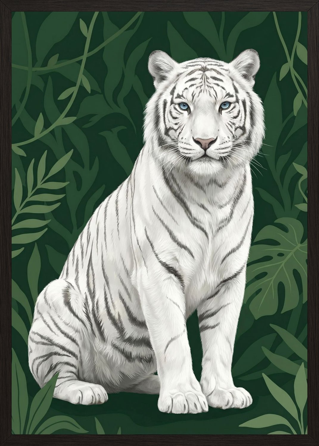 Poster in oak frame