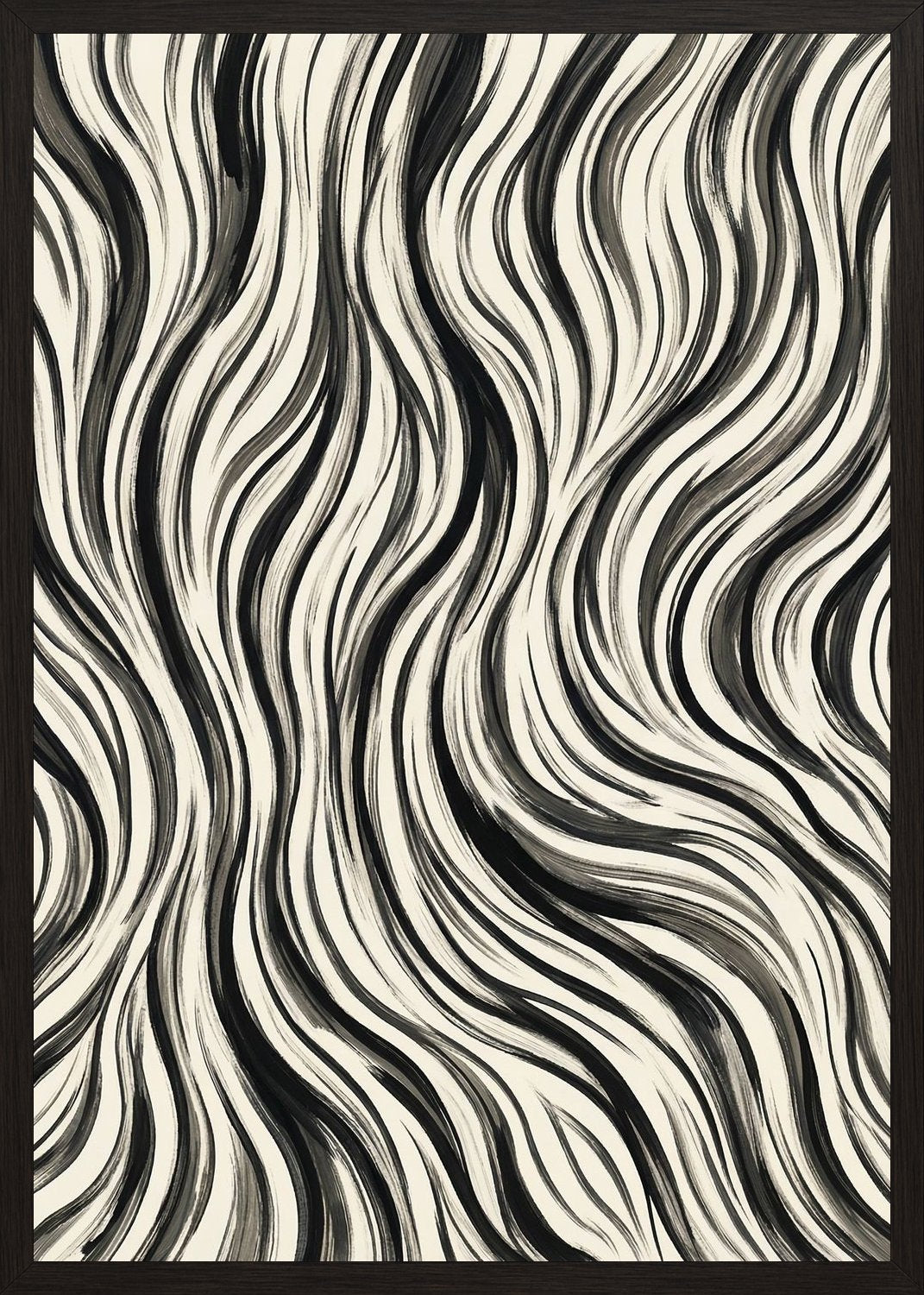 Poster in black frame