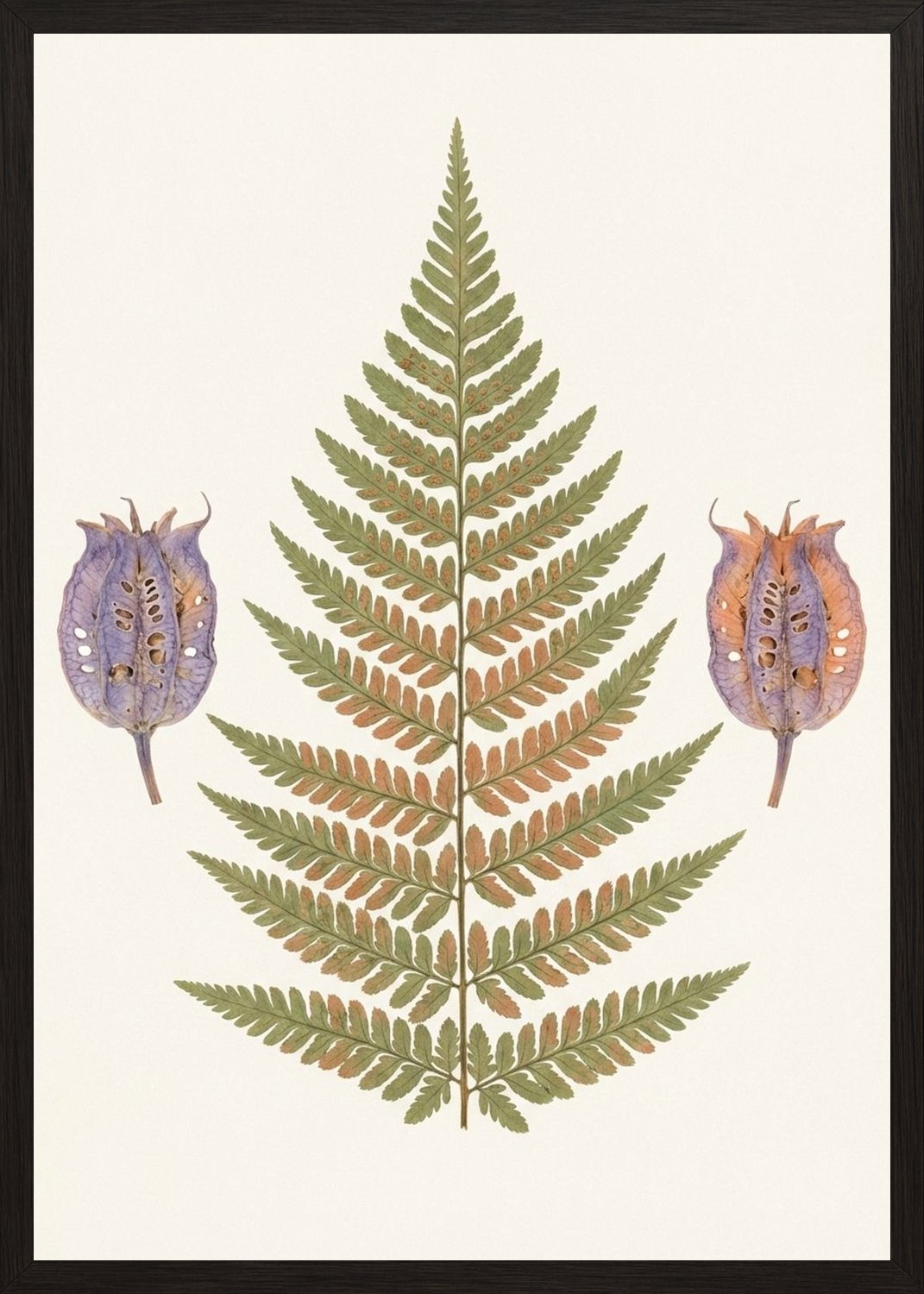 Poster in black frame