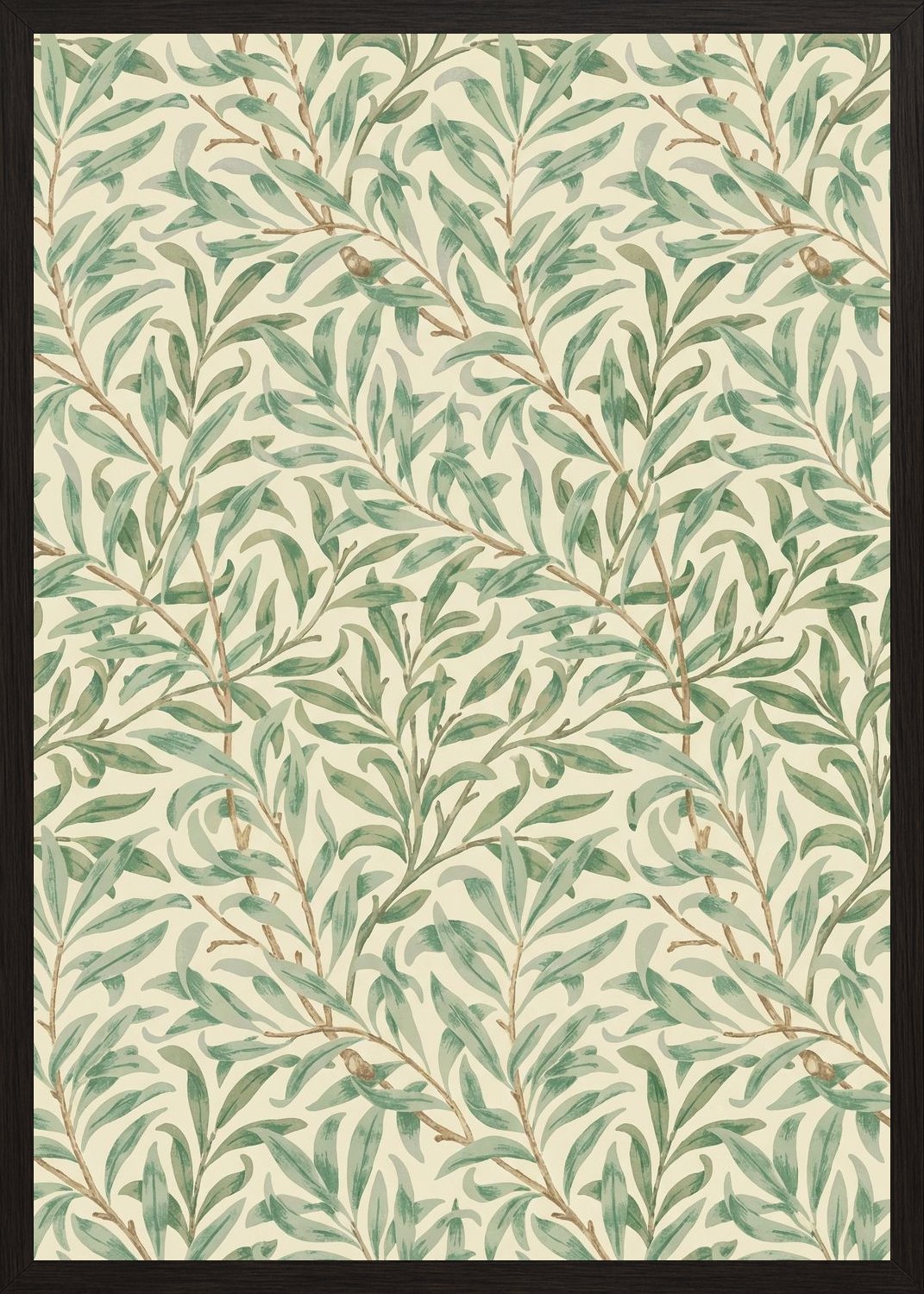 Poster in black frame