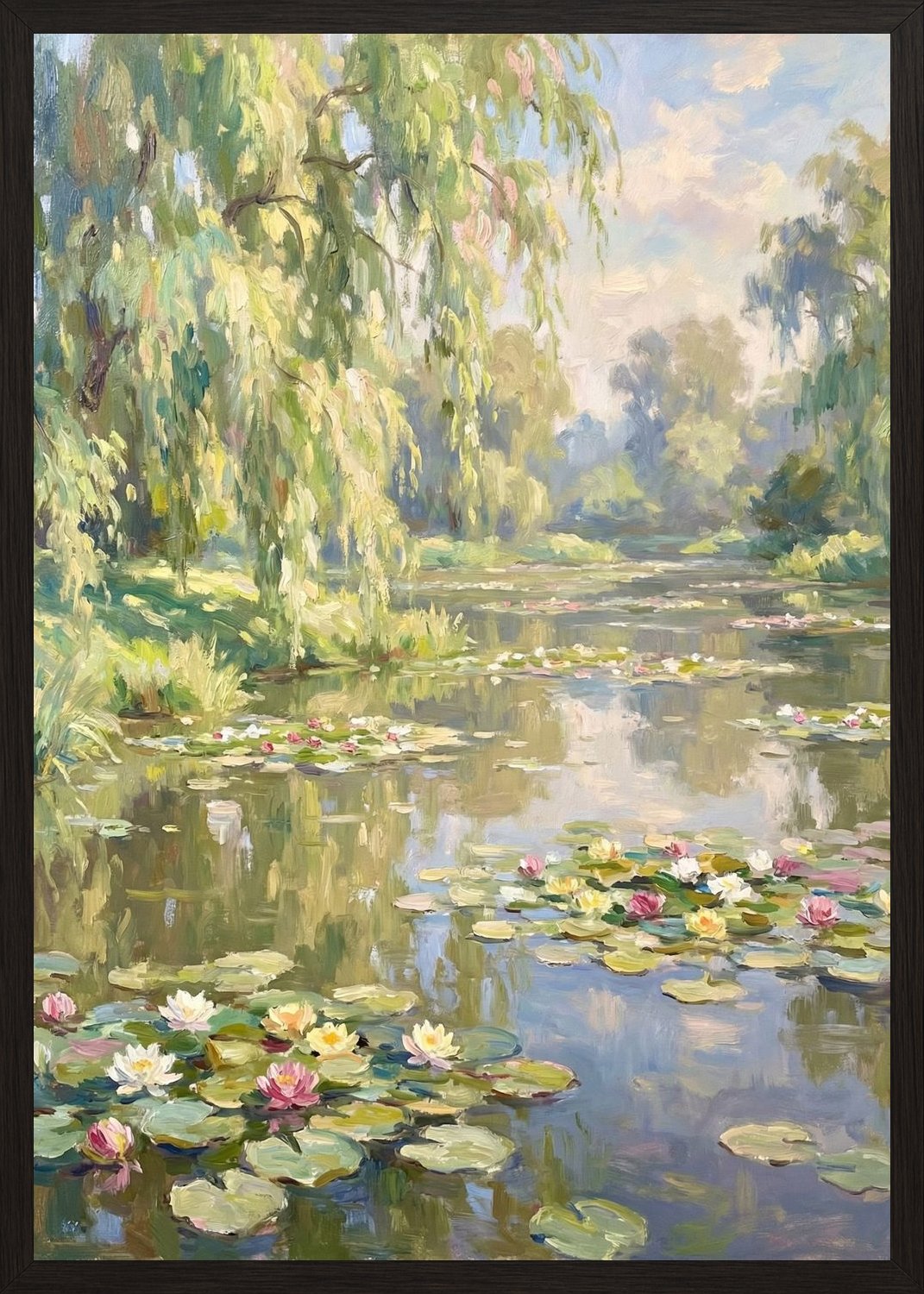 Poster in oak frame