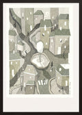 Poster in oak frame