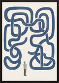 Poster in black frame