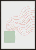 Poster in black frame