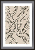 Poster in oak frame