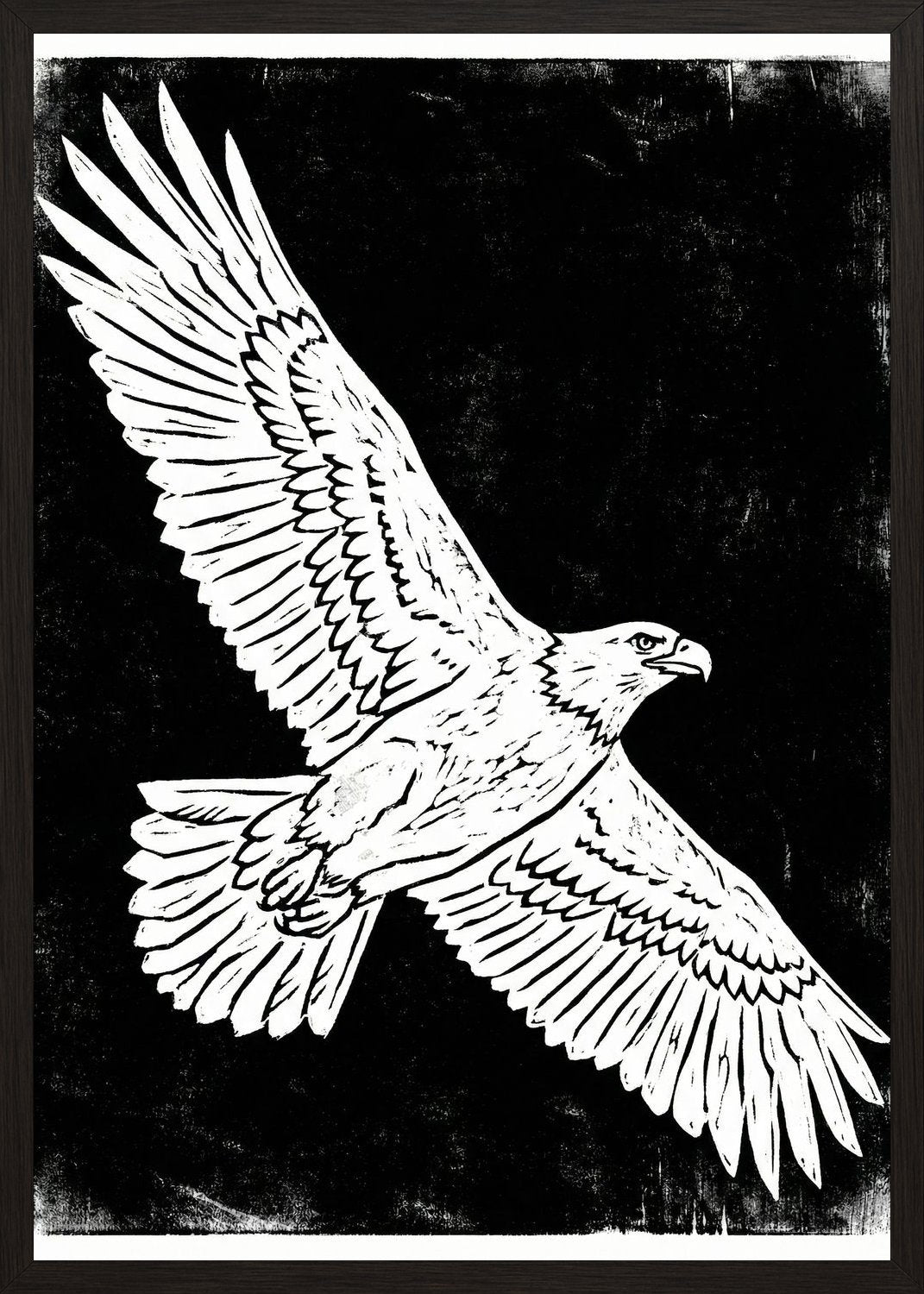 Poster in black frame