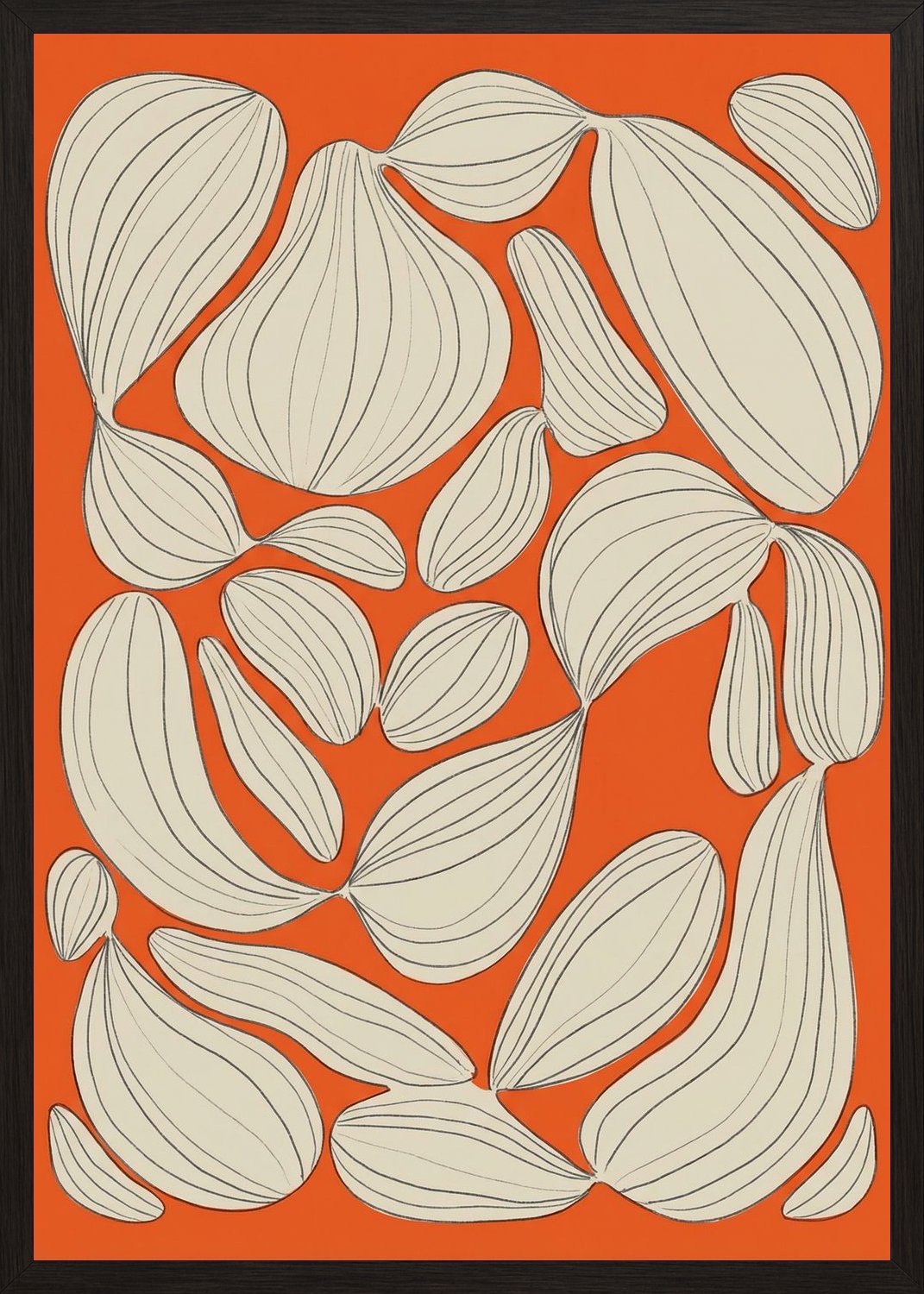 Poster in black frame