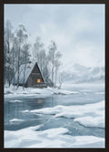 Poster in black frame