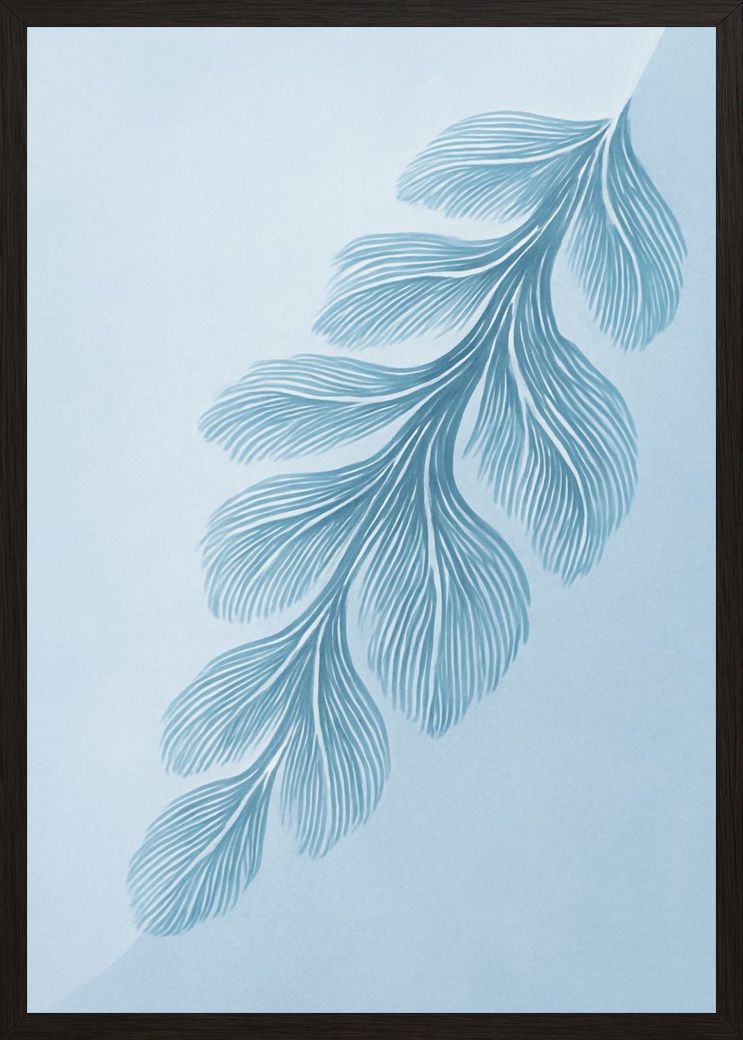 Poster in black frame